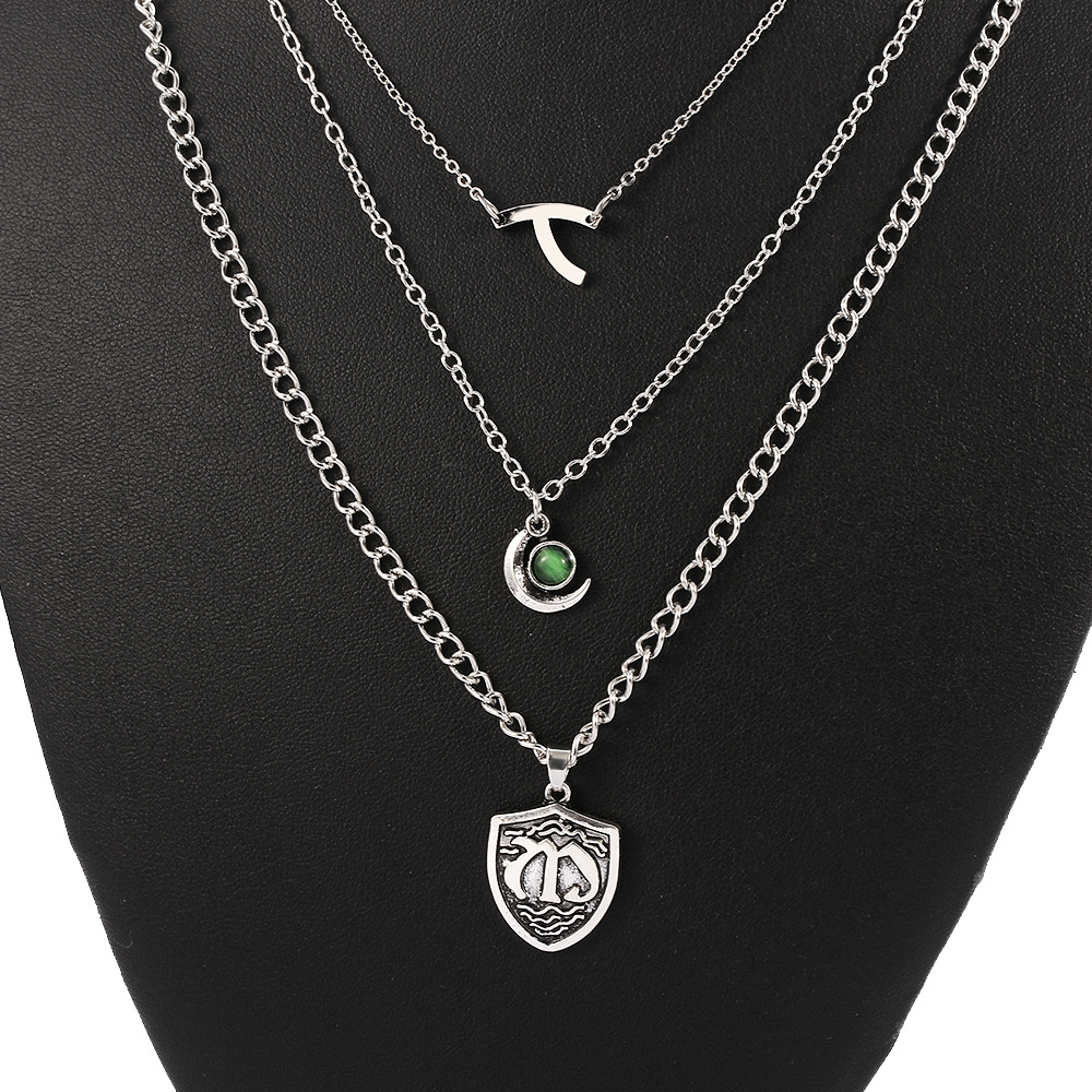 Multilayer short necklace necklace - Image 2